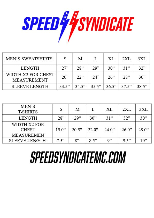 Speed Syndicate Black Full Synthetic Hooded Sweatshirt
