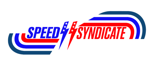 Speed Syndicate Grand National On Heather Heavy Metal Gray Tee - American Performance Motorcycle Tee Shirt