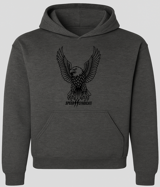 Speed Syndicate Black Iron Eagle Hooded Sweatshirt