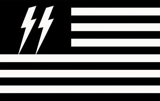 Women's Speed Syndicate Black Flag On White Tee – American Performance Motorcycle Tee Shirt