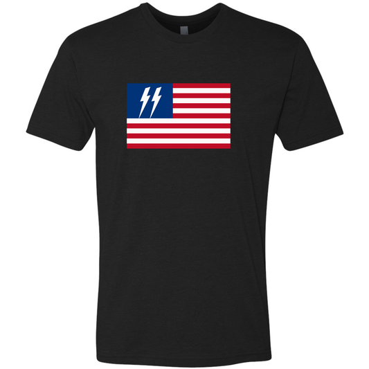 Speed Syndicate Freedom Strike On Black Tee – American Performance Motorcycle Tee Shirt