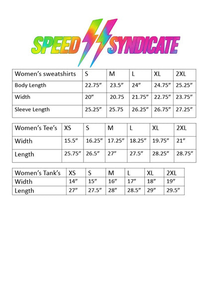 Women'sSpeed Syndicate Grand National On Black Hooded Sweatshirt -  American Performance Motorcycle Hooded Sweatshirt