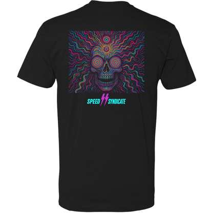 Speed Syndicate Voltage Trip Psychedelic Skull T-shirt