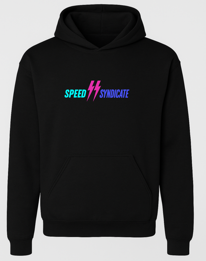 Speed Syndicate Mindstrike Neon Third Eye Skull Hooded Sweatshirt