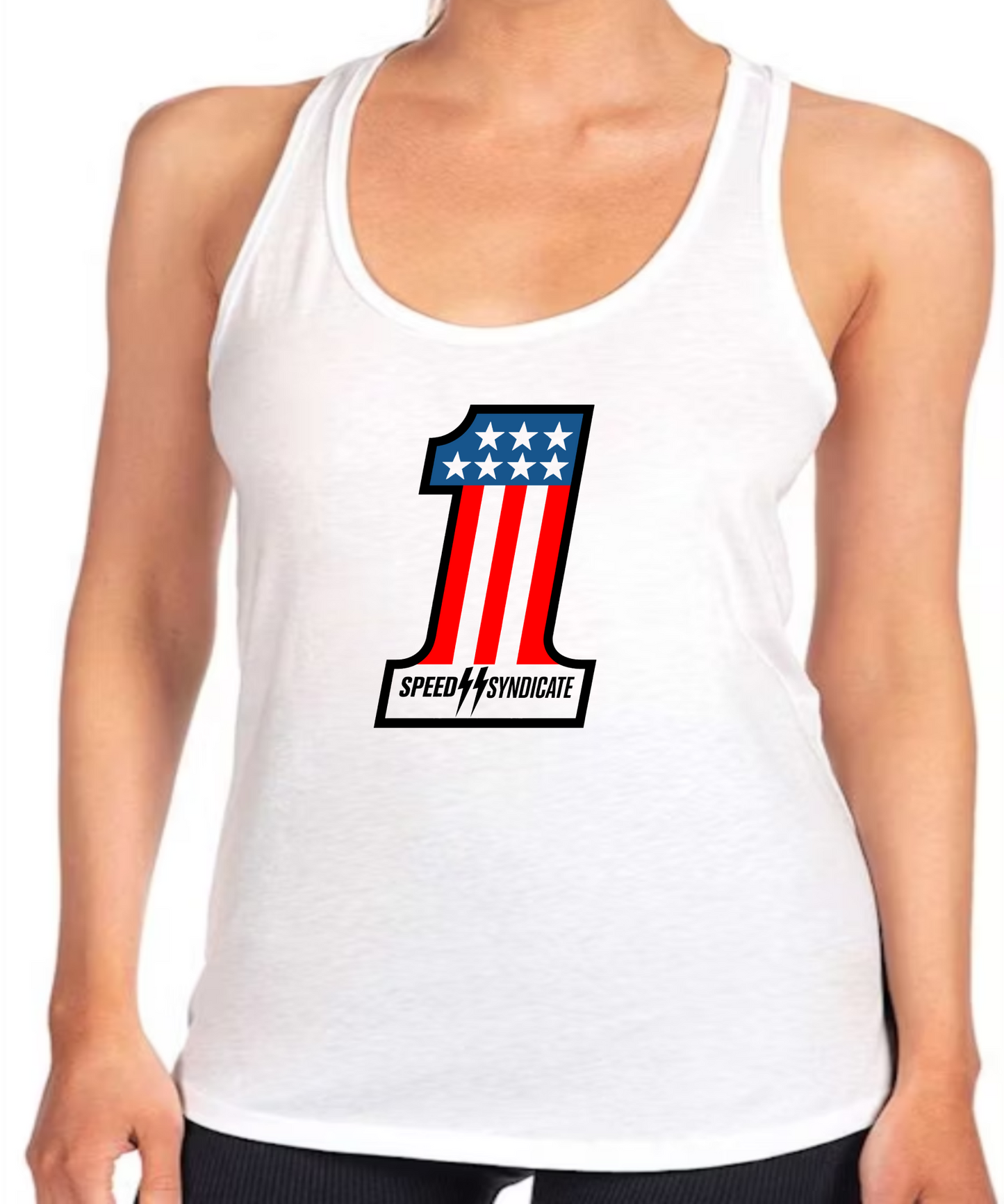 Women's Speed Syndicate #1 Racerback Tank Top