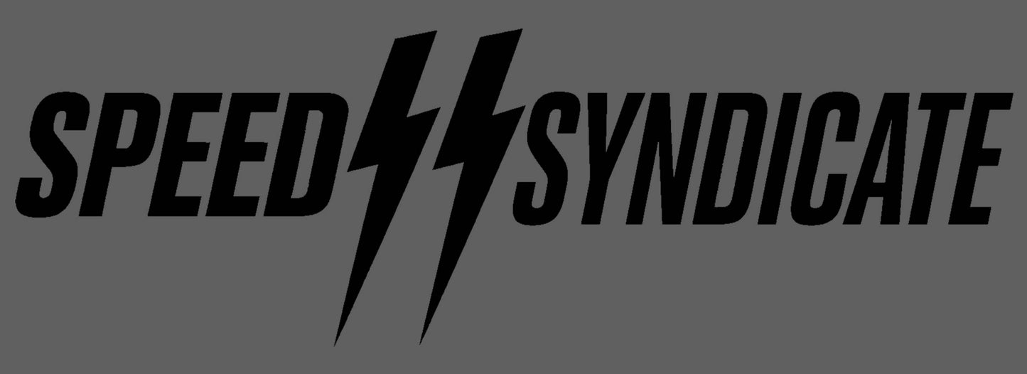 Women's Speed Syndicate Standard Issue Black Logo Hooded Sweatshirt