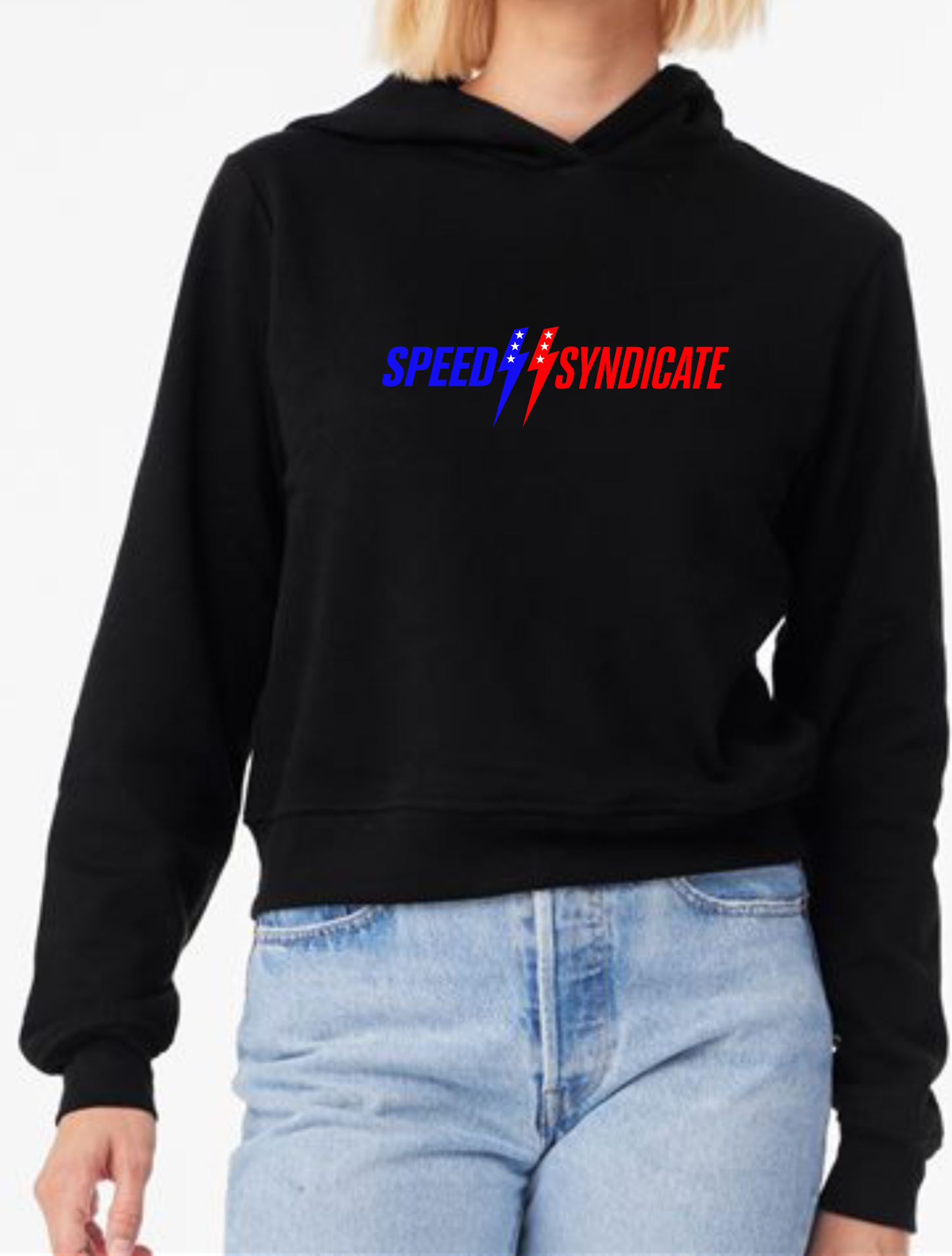 Women's Speed Syndicate Patriot Logo Hooded Sweatshirt