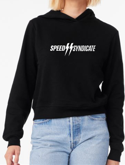 Women's Speed Syndicate Standard Issue White Logo Hooded Sweatshirt
