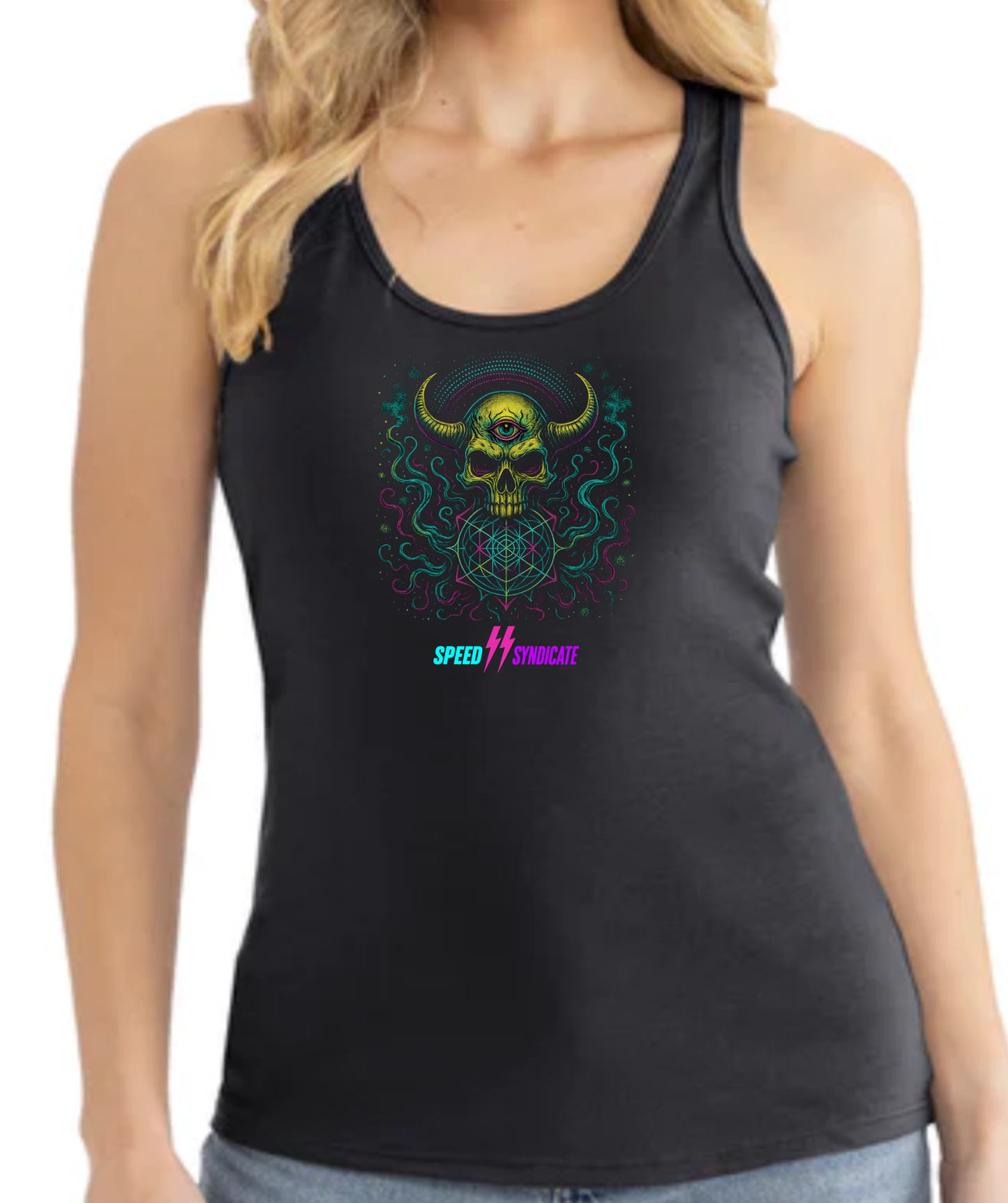 Women's Speed Syndicate Hellmind Racerback Tank Top