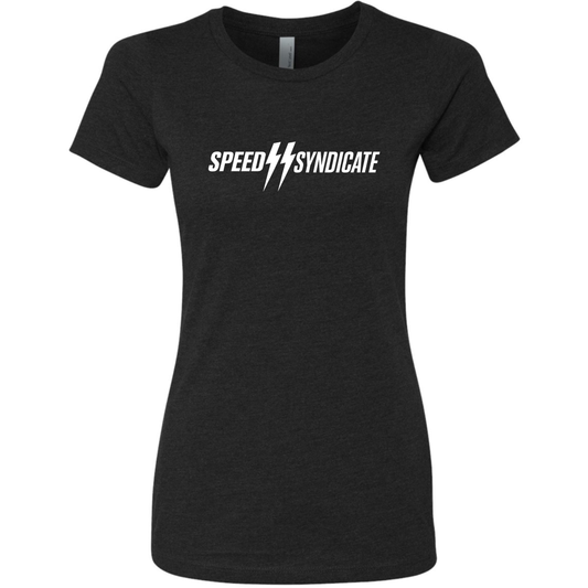 Women's Speed Syndicate Standard Issue White Logo T-shirt