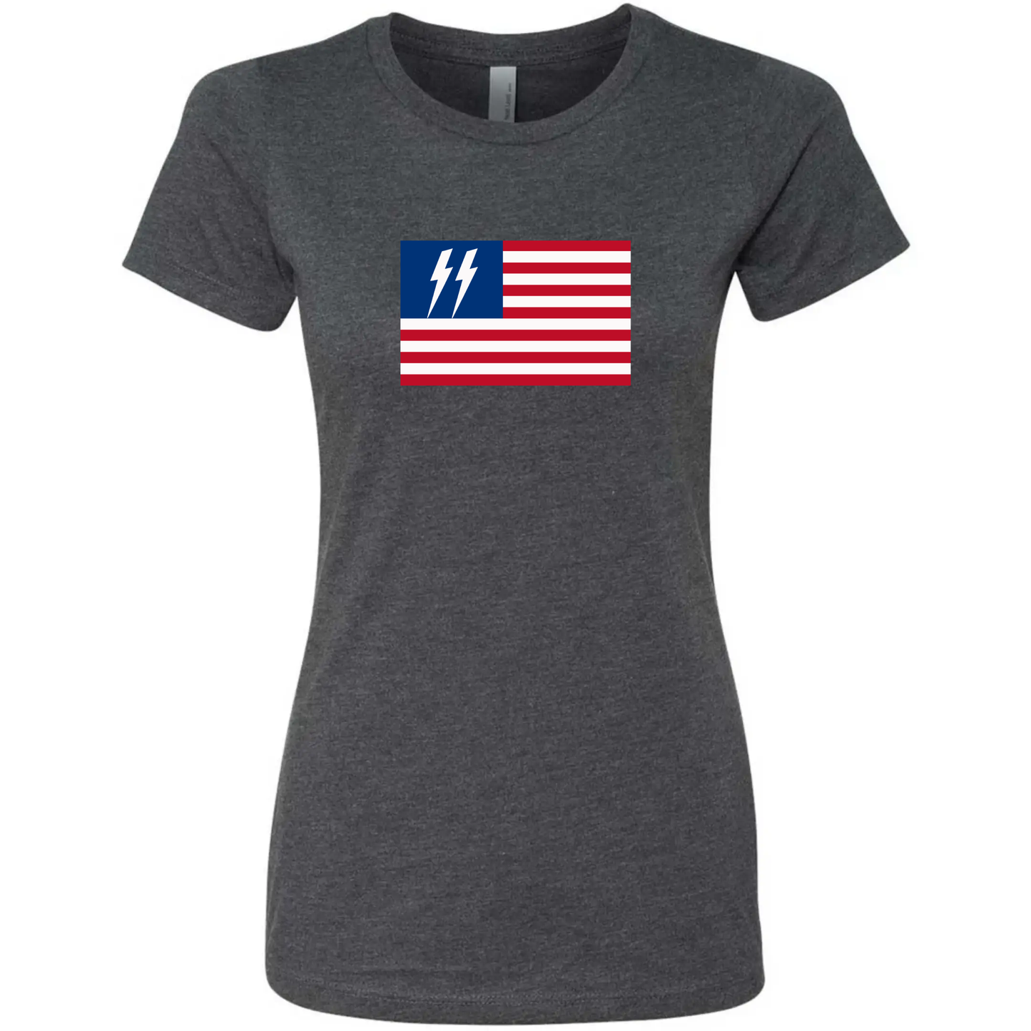 Women's Speed Syndicate Freedom Strike On White T-Shirt