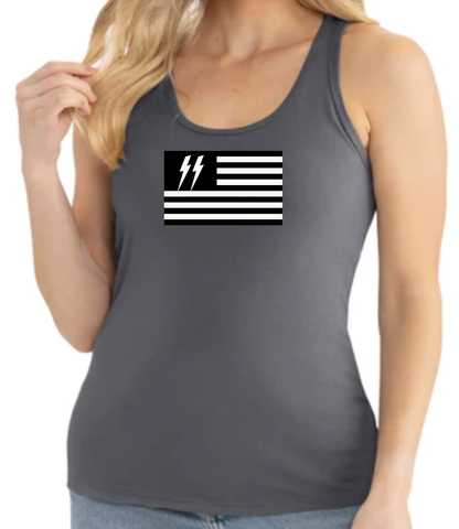 Women's Speed Syndicate Black Flag Racerback Tank Top