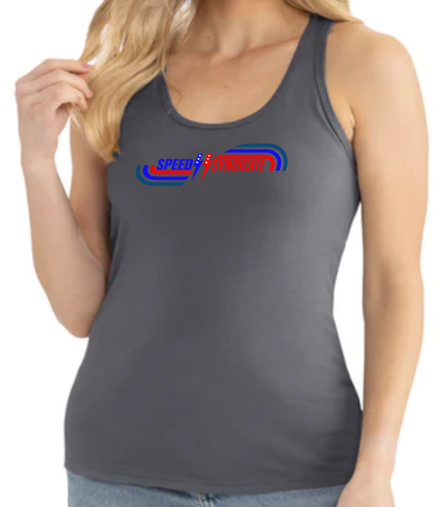 Women's Speed Syndicate Grand National Racerback Tank Top