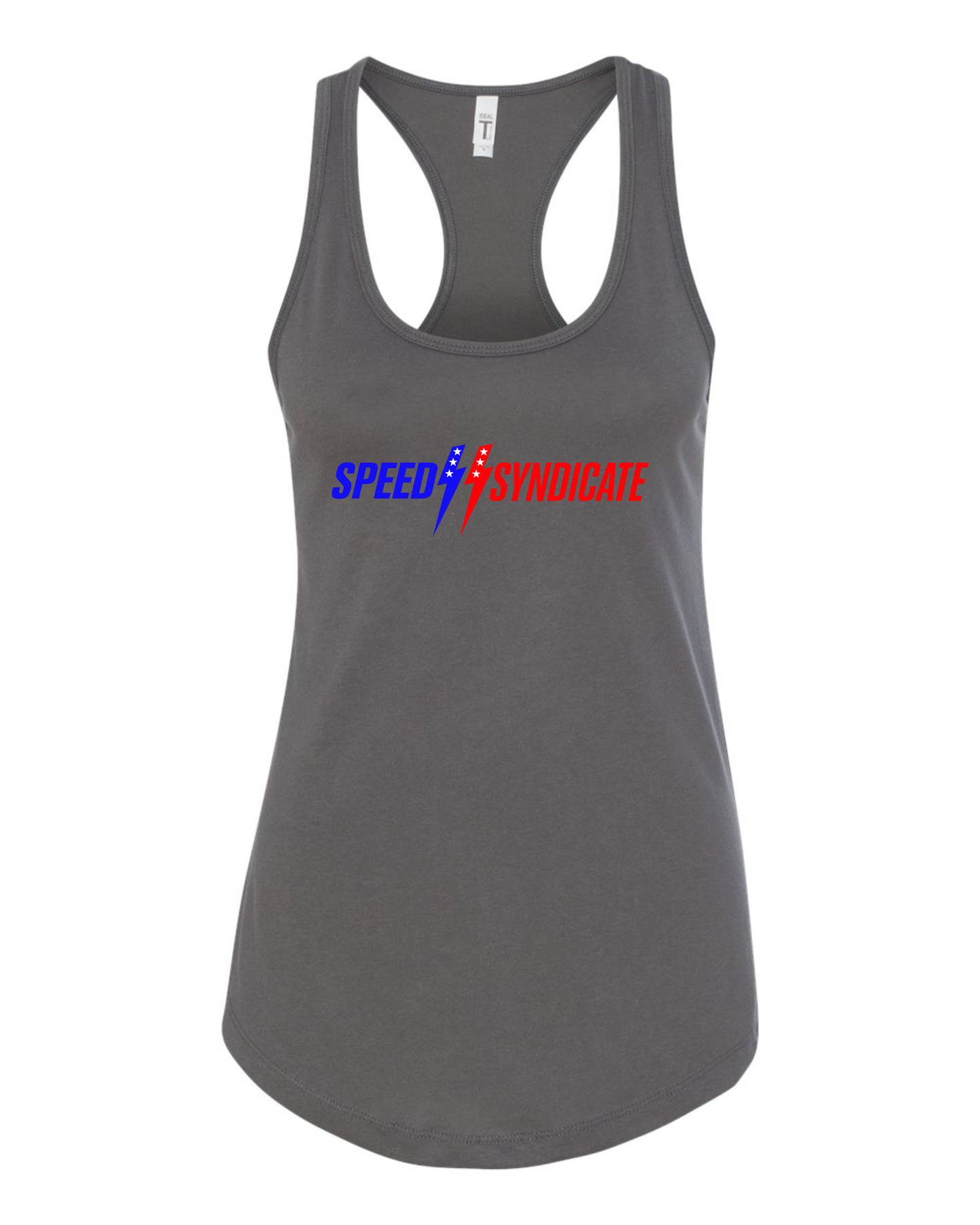 Women's Speed Syndicate Patriot Logo Racerback Tank Top