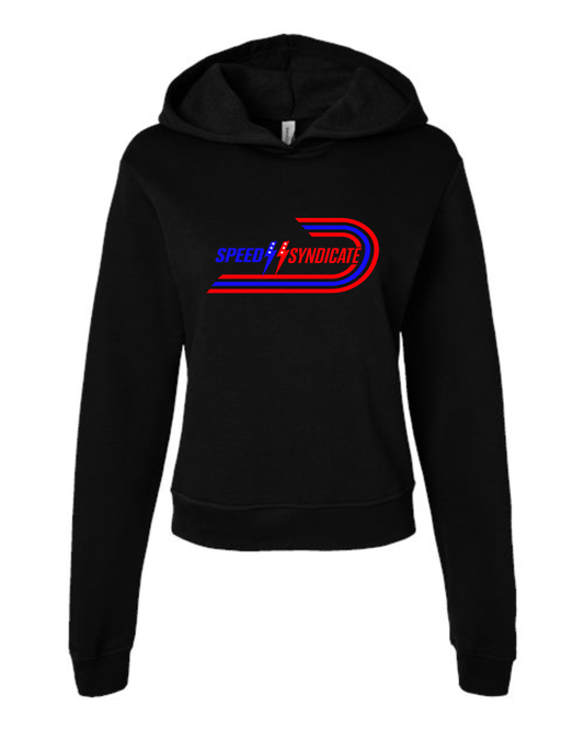Women's Speed Syndicate Bullet On Black Hooded Sweatshirt -American Performance Motorcycle Hooded Sweatshirt